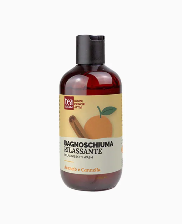 Bagnoschiuma rilassante arancio e cannella