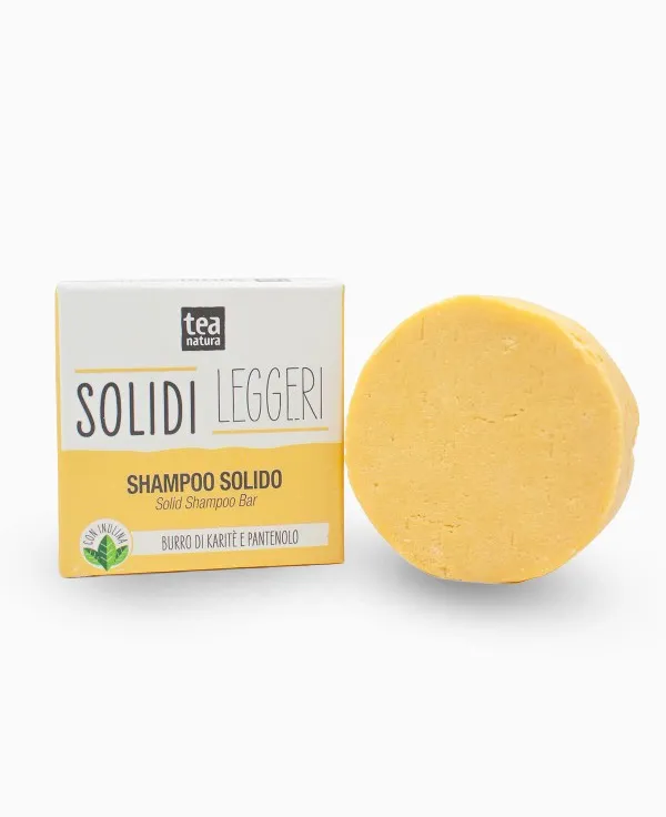 Shampoo solido con burro di karitè e pantenolo