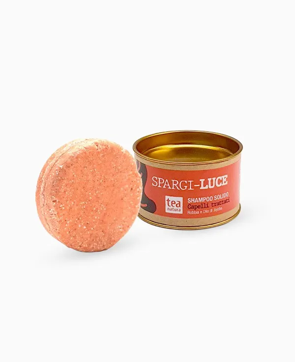 Shampoo solido lucidante
